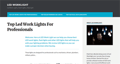 Desktop Screenshot of led-worklight.com
