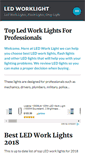 Mobile Screenshot of led-worklight.com