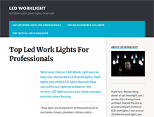 Tablet Screenshot of led-worklight.com